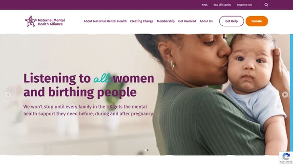 Maternal Mental Health Alliance Support