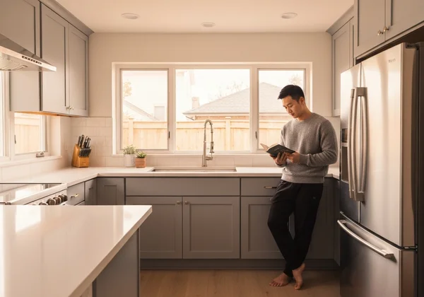 一位思考中的父母在怀孕/产后期间应对情绪。