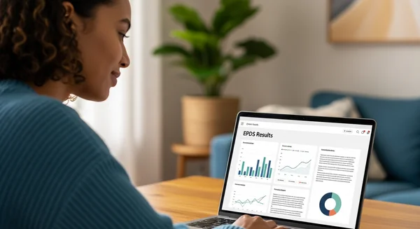 EPDSの結果を確認する親