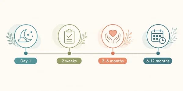 First year postpartum mood timeline