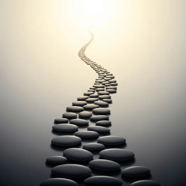 Symbolic image of a path leading towards light and hope.