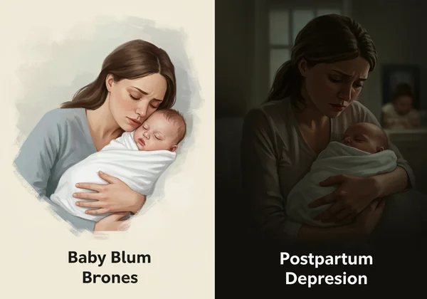 Visualisierung des Spektrums postpartaler Stimmungen: Baby-Blues vs. PPD
