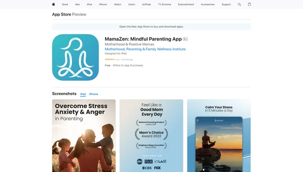 MamaZen : Pleine conscience pour la maternité