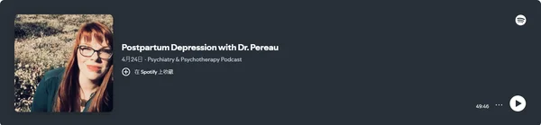 Dépression post-partum avec le Dr Pereau